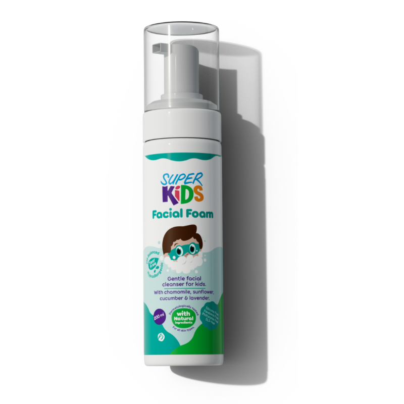 Superkids Facial Foam 200 ml  سوبر كيدز رغوة الوجه 200 مل