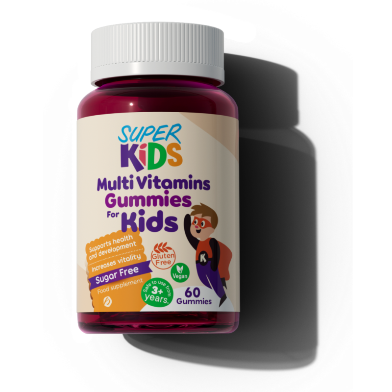 Superkids Gummies Chewable Multivitamins 60 gummies  سوبر كيدز جاميز، فيتامينات متعددة قابلة للمضغ، 60 علكة