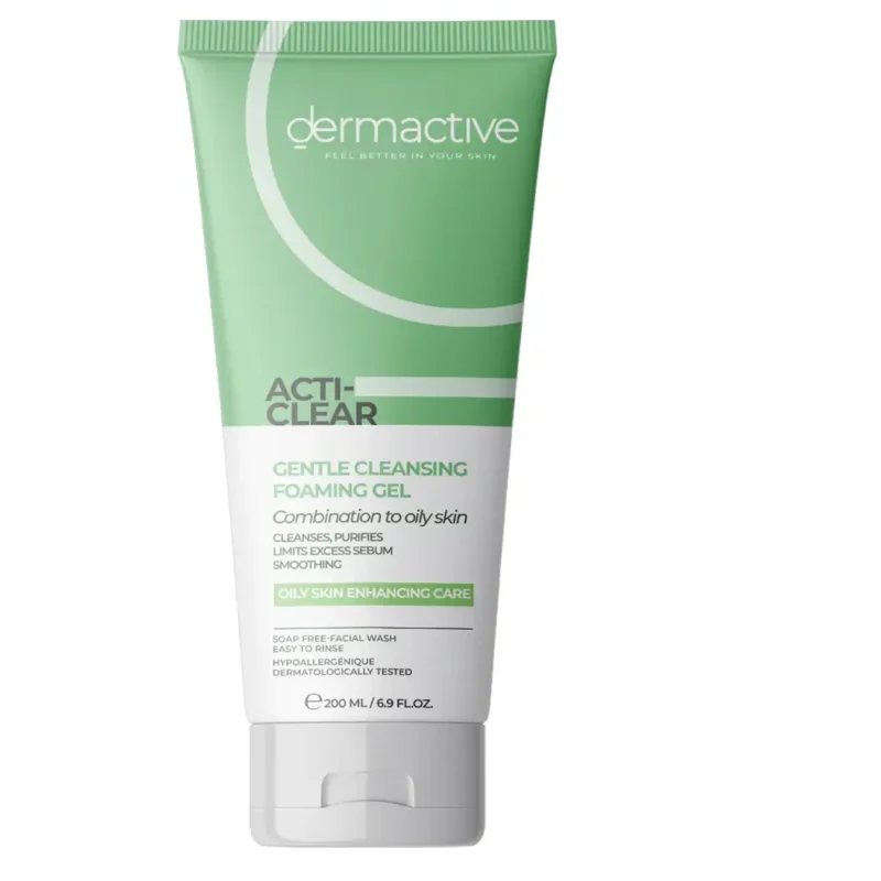 Dermactive | ACTI-CLEAR Gentle Cleansing Gel | 200ml  ديرماكتيف | جل التنظيف اللطيف أكتي-كلير | 200 مل