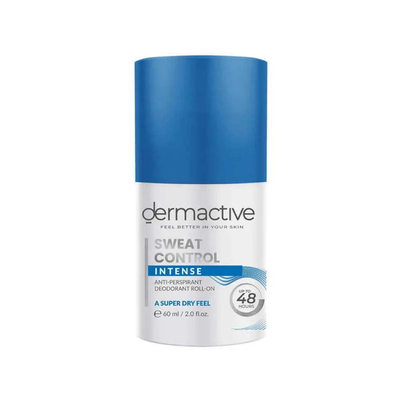 Dermactive | Deodorant Sweat Control Intense Roll On | 60Ml  ديرماكتيف | مزيل العرق للتحكم في العرق بشكل مكثف | 60 مل