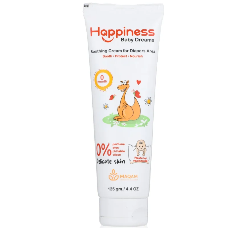 Happiness | Baby Diaper Rash Cream | 125gm  السعادة | كريم طفح الحفاضات للأطفال | 125 جرام