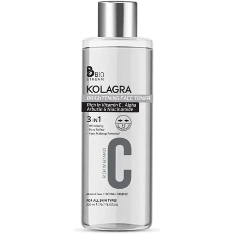 Kolagra | brightening Toner vitamin C | 200Ml  كولاجرا | تونر تفتيح فيتامين سي | 200 مل