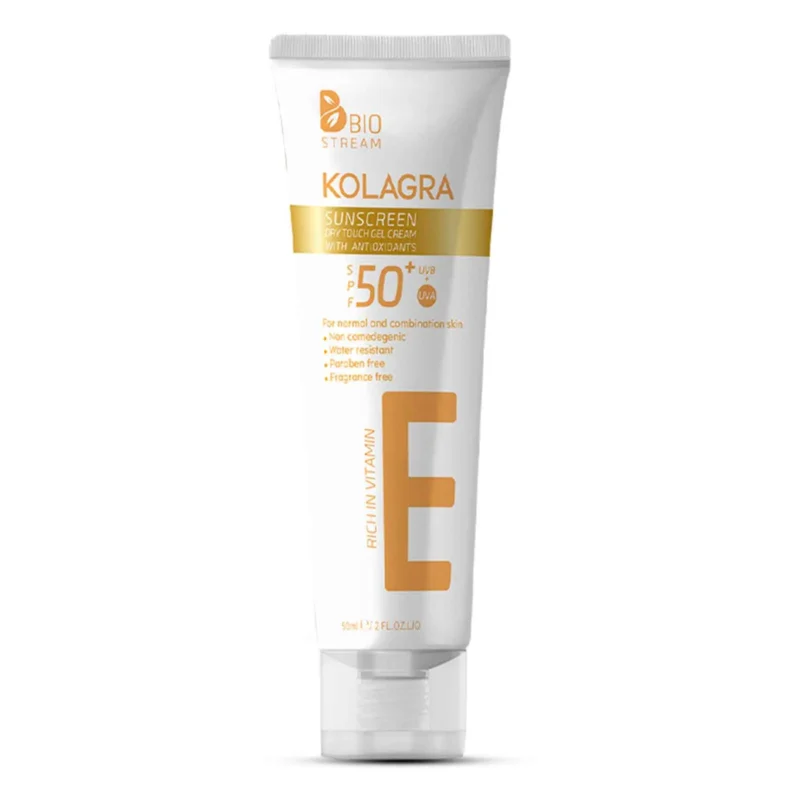 Kolagra | Sunscreen Sun Dry Touch Gel Cream SPF50+ | 50ml  كولاجرا | كريم جل واقي من الشمس دراي تاتش SPF50+ | 50 مل