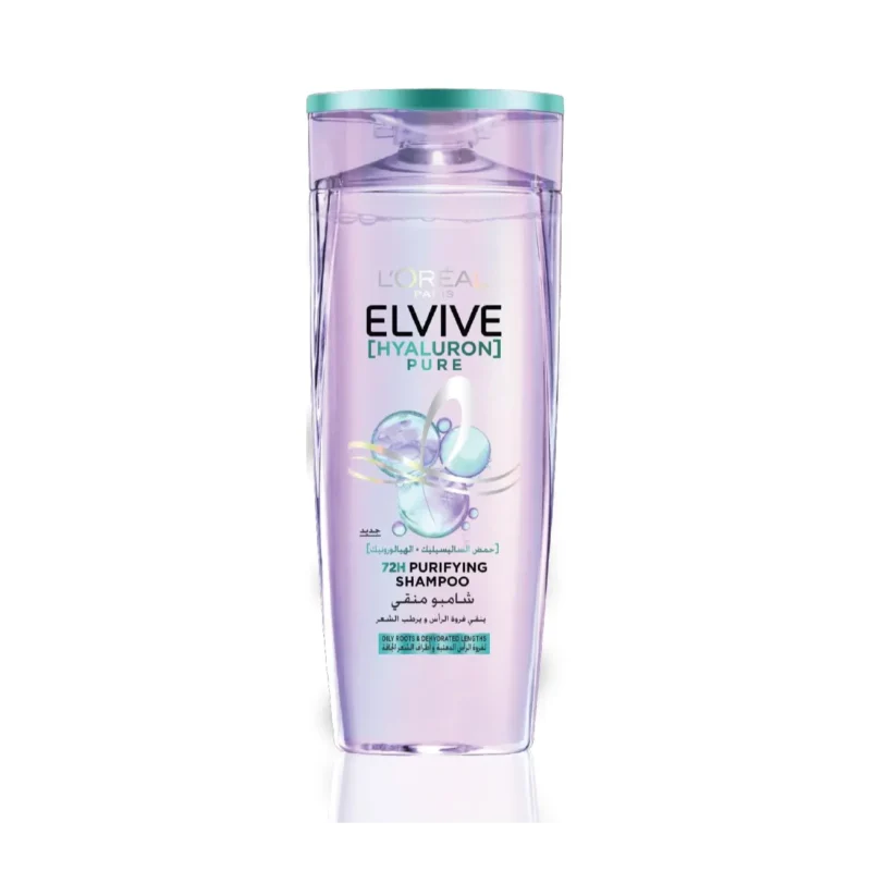 L'OrÃ©al Elvive | Hyaluron Pure Purifying Shampoo for Oily H...  لوريال إلفيف | شامبو هيالورون النقي المنقي للشعر الدهني...