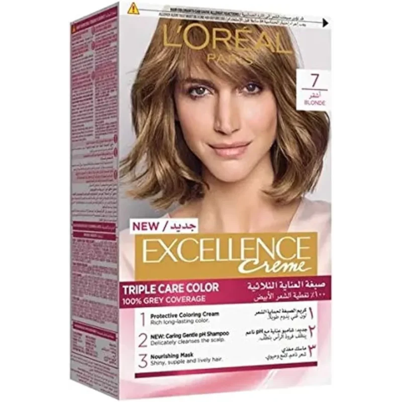 LâOrÃ©al Paris | Excellence Creme Blonde  لوريال باريس | كريم التميز الأشقر