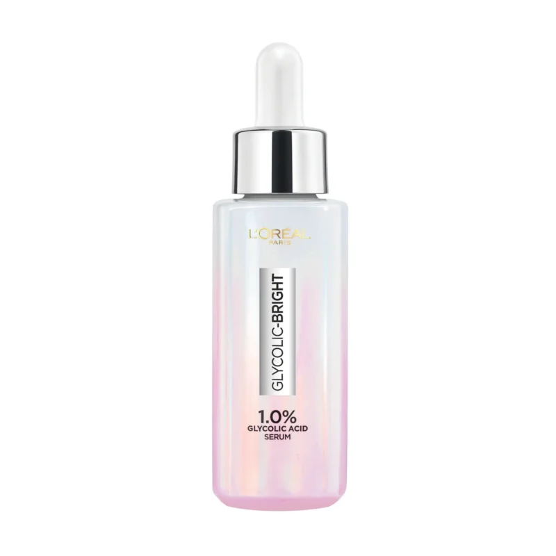 L'oreal | Glycolic Bright Instant Glowing Facial Serum | 15ml  لوريال | مصل الوجه المتوهج الفوري جليكوليك برايت | 15 مل