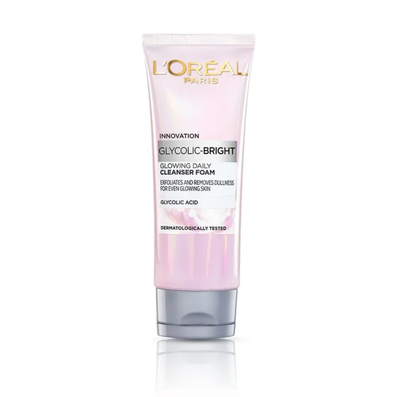 L'Oreal Paris | Glycolic Brightening & Glowing Daily Foamin...  لوريال باريس | رغوة الجليكوليك للتفتيح والتوهج اليومي...