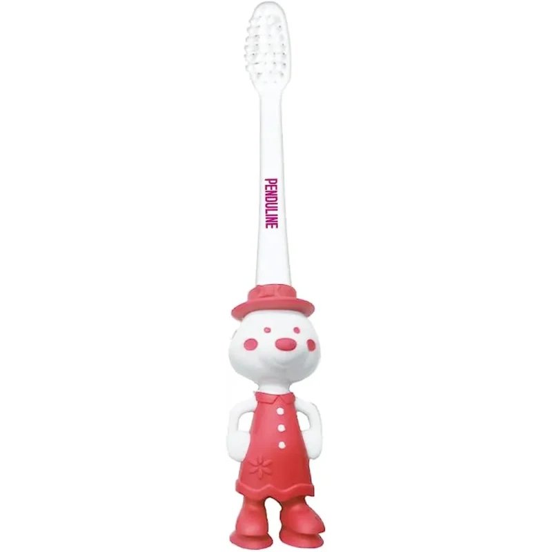 Penduline | Red and White Kids Toothbrush  بندولين | فرشاة أسنان للأطفال باللونين الأحمر والأبيض