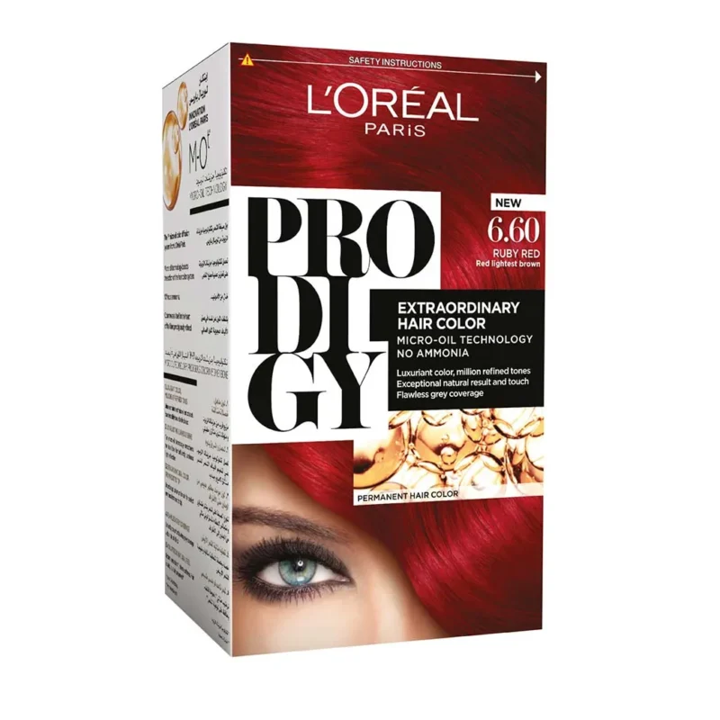 LâOreal Paris | Prodigy Hair Color Ammonia Free | Intense R...  لوريال باريس | صبغة شعر بروديجي خالية من الأمونيا | مكثفة ر ...