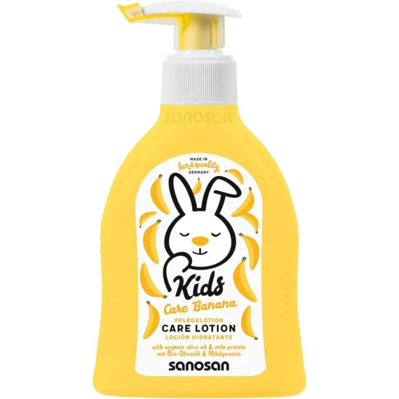 Sanosan | Kids Body Lotion with Banana Scent | 200ml  سانوسان | لوشن الجسم للأطفال برائحة الموز | 200 مل