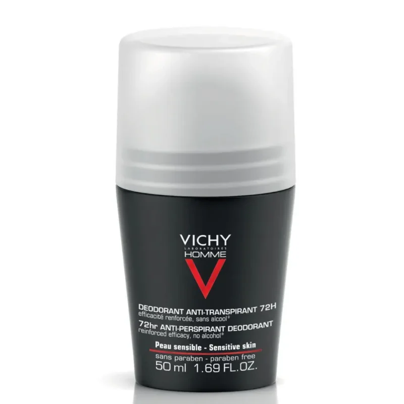 Vichy | Homme Deodorant Anti Perspirant Control Extreme Rol...  فيشي | مزيل العرق ومضاد التعرق من هومي، اكستريم رول...