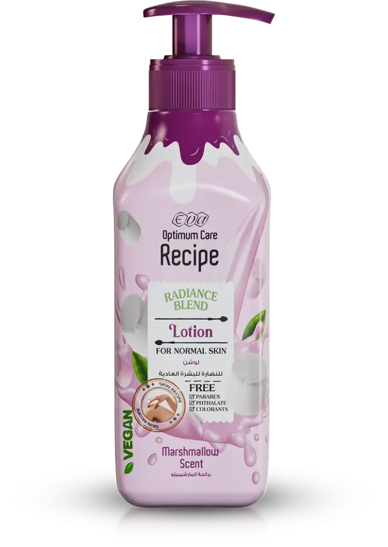 Eva Optimum Care Recipe Radiance Blend Lotion For Normal Skin - Marshmallow Scent 370 Ml