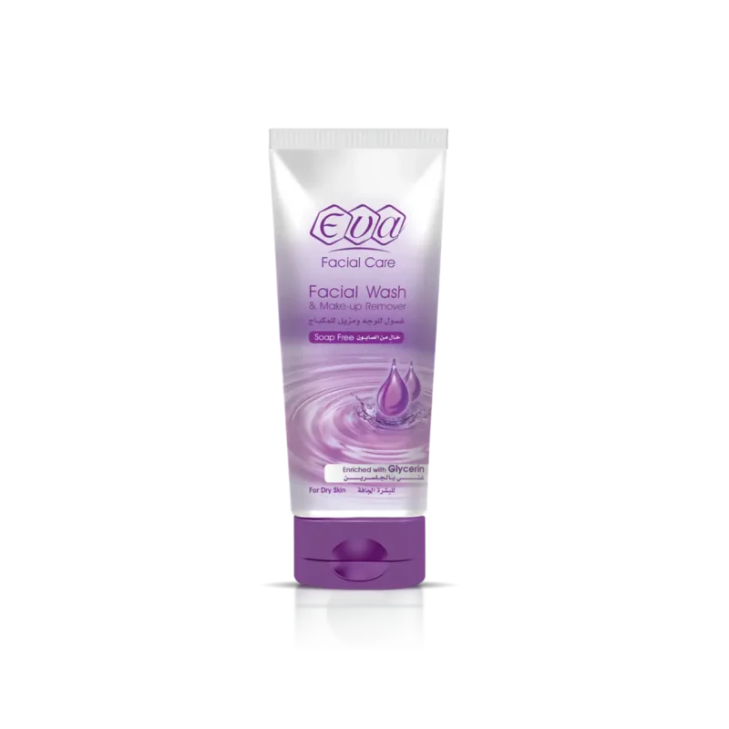 Eva Facial Wash and Make-up Remover
Enriched with Glycerin For Dry Skin