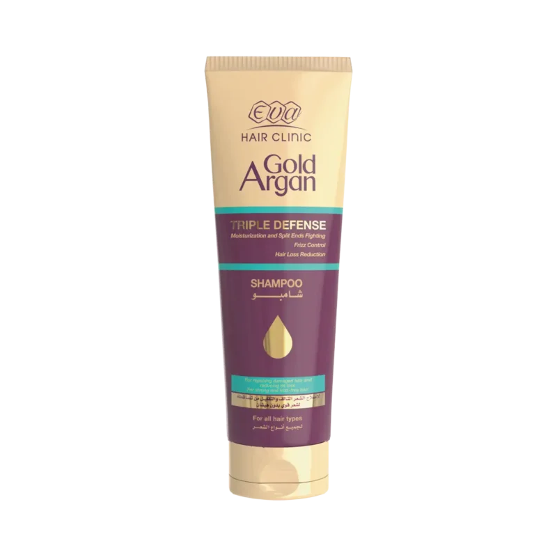Eva Hair Clinic Gold Argan Shampoo with Gold and Argan oil  230 ml