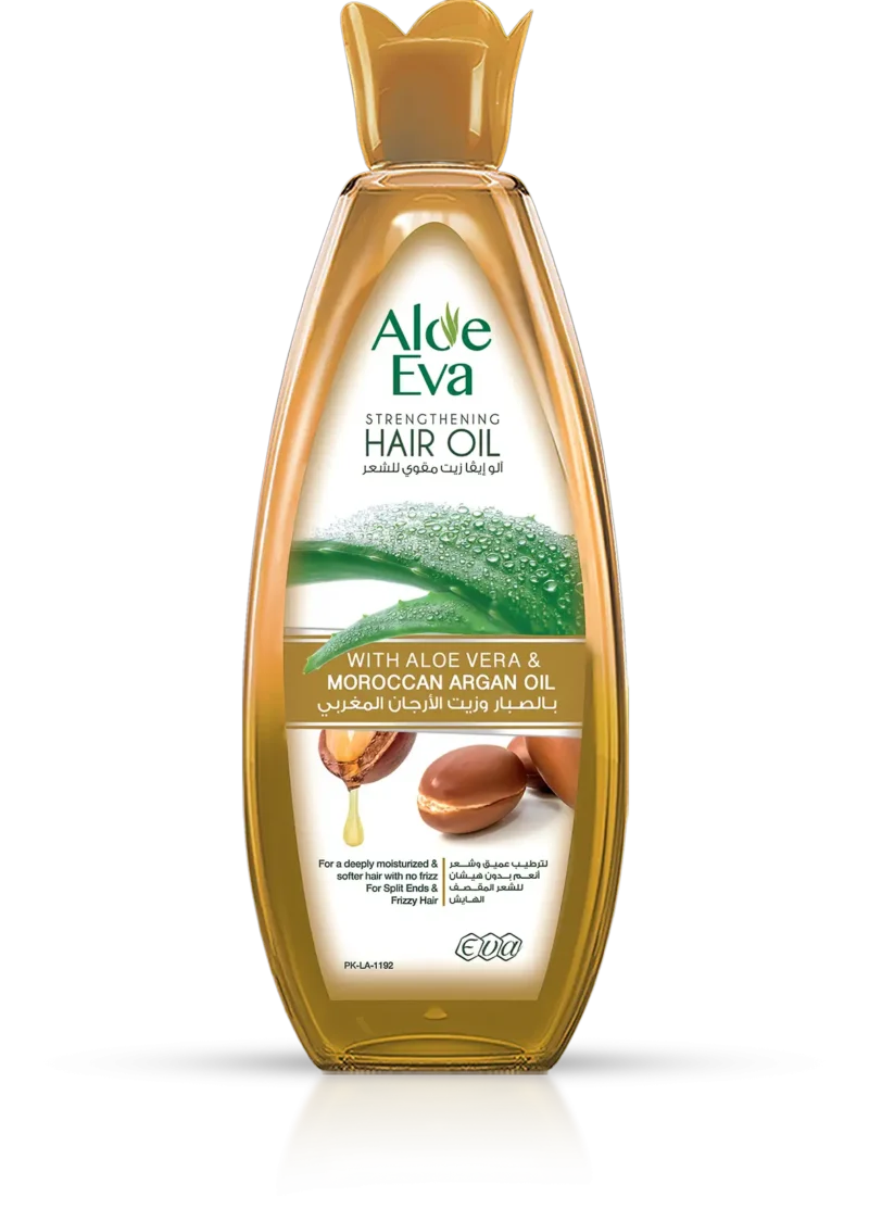 Aloe Eva Strengthening Hair Oil With Aloe Vera & Moroccan Argan Oil 255 ml special offer 10% Dis