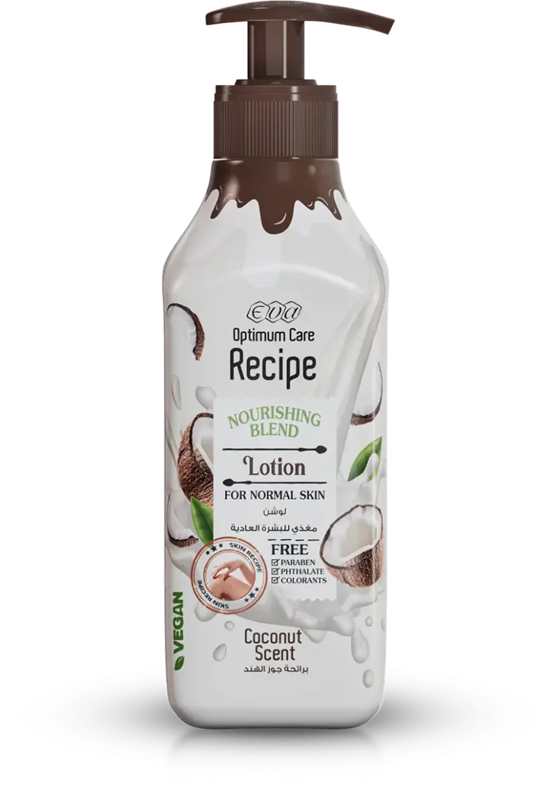 Eva Optimum Care Recipe Nourishing Blend Lotion For Normal Skin - Coconut Scent 370 Ml